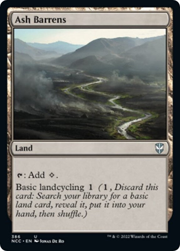 Image for Ash Barrens (386) [Commander: Streets of New Capenna]