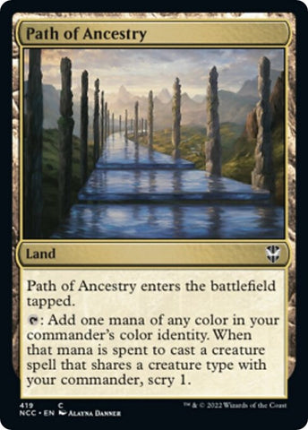 Image for Path of Ancestry (419) [Commander: Streets of New Capenna]