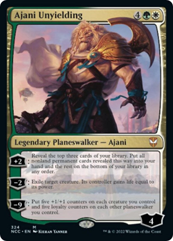 Image for Ajani Unyielding (324) [Commander: Streets of New Capenna]