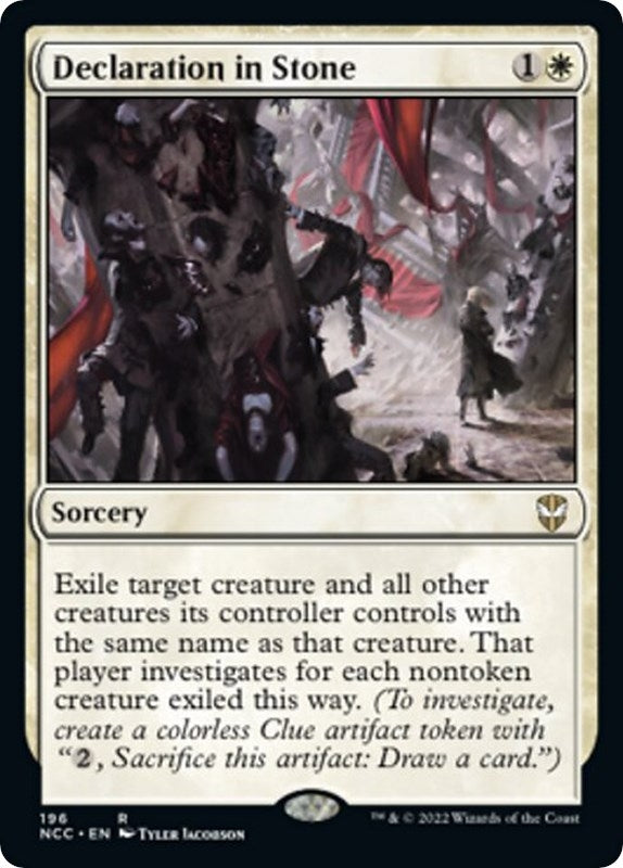 Image for Declaration in Stone (196) [Commander: Streets of New Capenna]