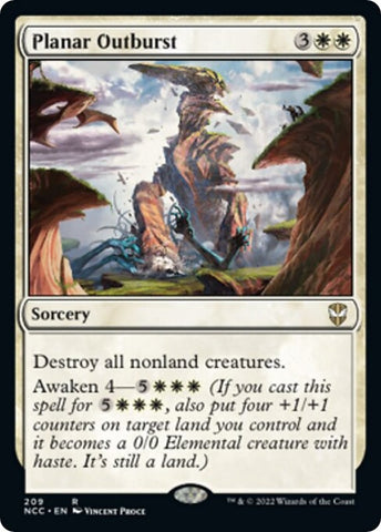 Image for Planar Outburst (209) [Commander: Streets of New Capenna]