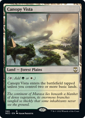 Image for Canopy Vista (389) [Commander: Streets of New Capenna]