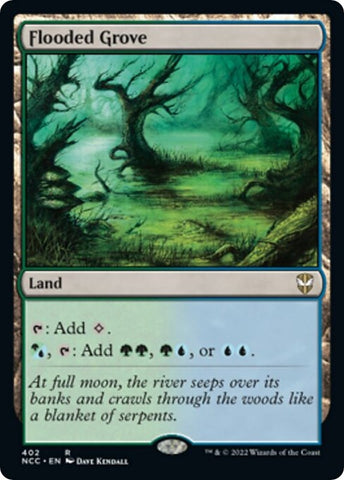 Image for Flooded Grove (402) [Commander: Streets of New Capenna]