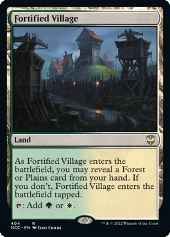 Image for Fortified Village (404) [Commander: Streets of New Capenna]