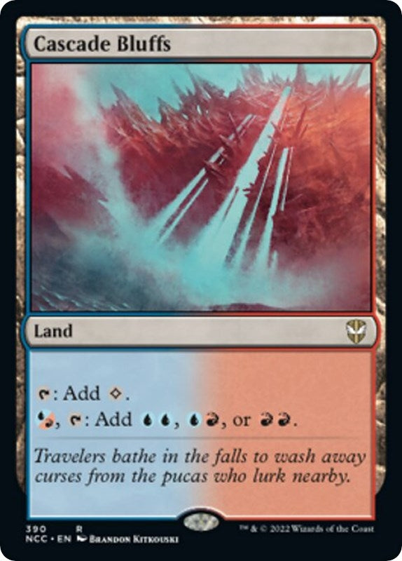 Image for Cascade Bluffs (390) [Commander: Streets of New Capenna]