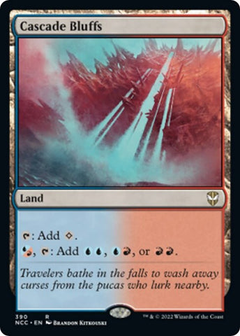 Image for Cascade Bluffs (390) [Commander: Streets of New Capenna]