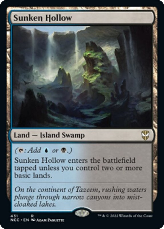Image for Sunken Hollow (431) [Commander: Streets of New Capenna]