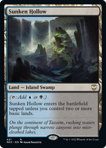 Image for Sunken Hollow (431) [Commander: Streets of New Capenna]