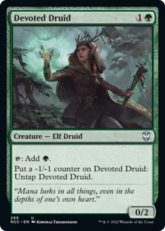 Image for Devoted Druid (286) [Commander: Streets of New Capenna]