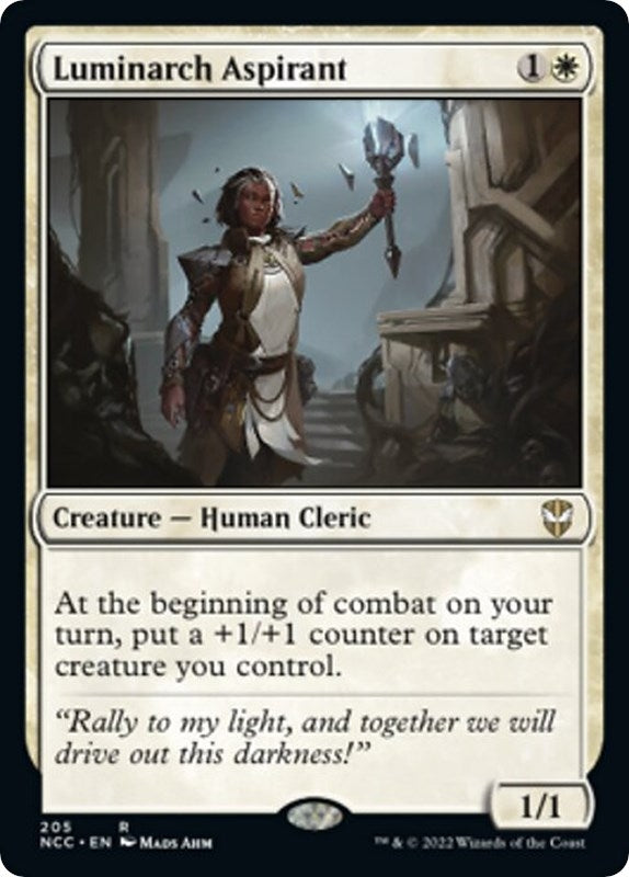 Image for Luminarch Aspirant (205) [Commander: Streets of New Capenna]