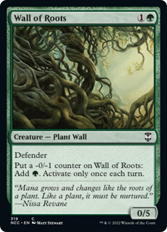 Image for Wall of Roots (319) [Commander: Streets of New Capenna]