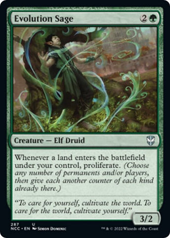 Image for Evolution Sage (287) [Commander: Streets of New Capenna]