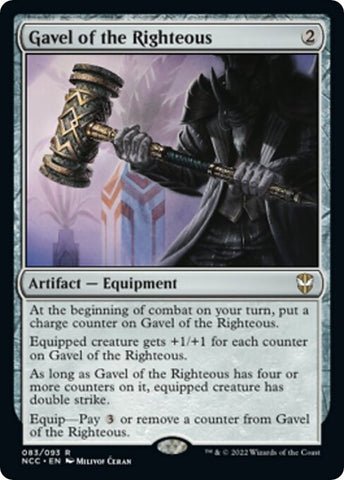 Image for Gavel of the Righteous (83) [Commander: Streets of New Capenna]