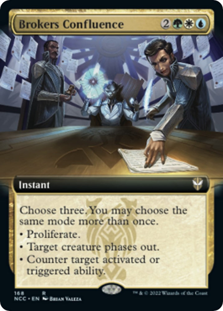 Image for Brokers Confluence (Extended Art) (168) [Commander: Streets of New Capenna]