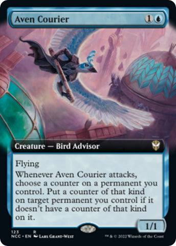 Image for Aven Courier (Extended Art) (123) [Commander: Streets of New Capenna]