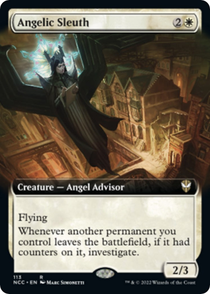 Image for Angelic Sleuth (Extended Art) (113) [Commander: Streets of New Capenna]
