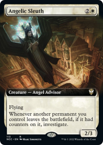 Image for Angelic Sleuth (Extended Art) (113) [Commander: Streets of New Capenna]