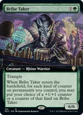 Image for Bribe Taker (Extended Art) (155) [Commander: Streets of New Capenna]