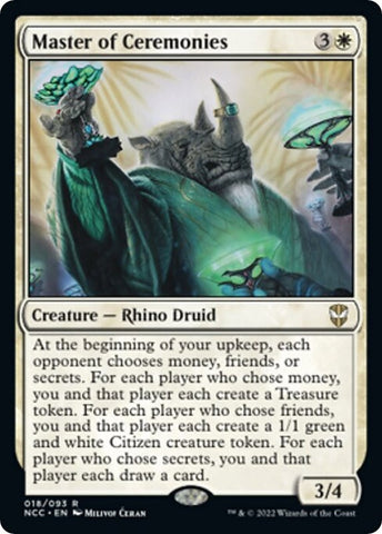 Image for Master of Ceremonies (18) [Commander: Streets of New Capenna]