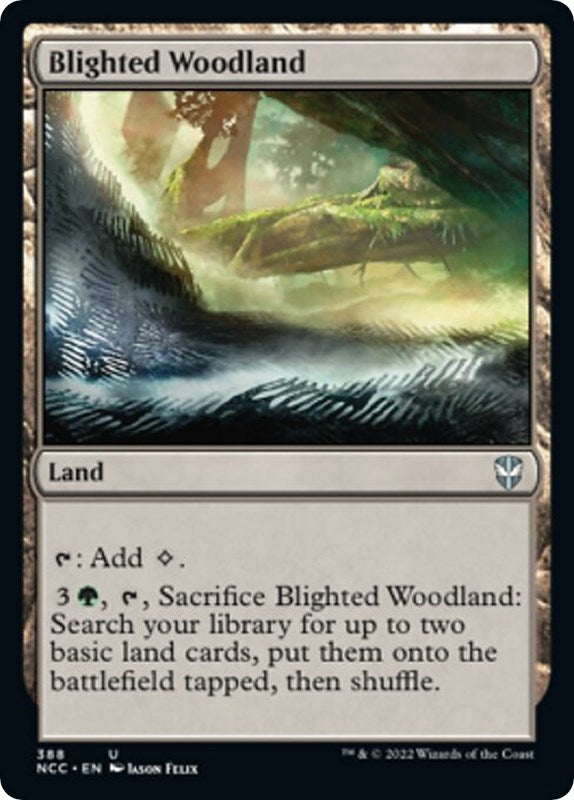 Image for Blighted Woodland (388) [Commander: Streets of New Capenna]