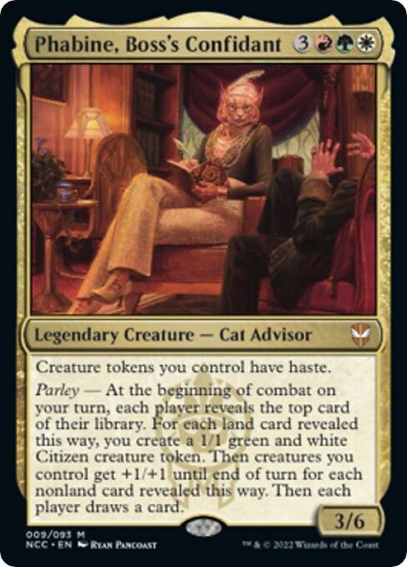 Image for Phabine, Boss's Confidant (9) [Commander: Streets of New Capenna]