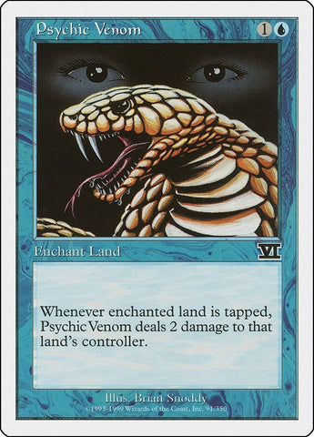 Image for Psychic Venom (91) - Magic: The Gathering