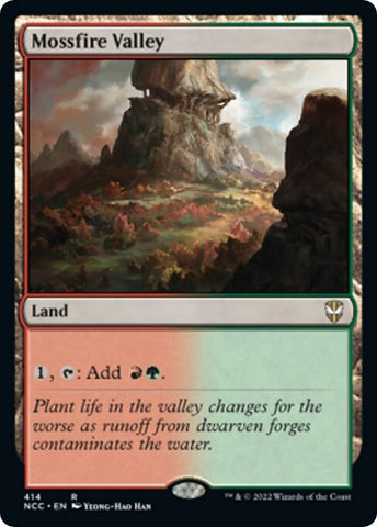Image for Mossfire Valley (414) [Commander: Streets of New Capenna]