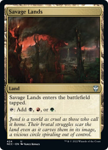 Image for Savage Lands (424) [Commander: Streets of New Capenna]