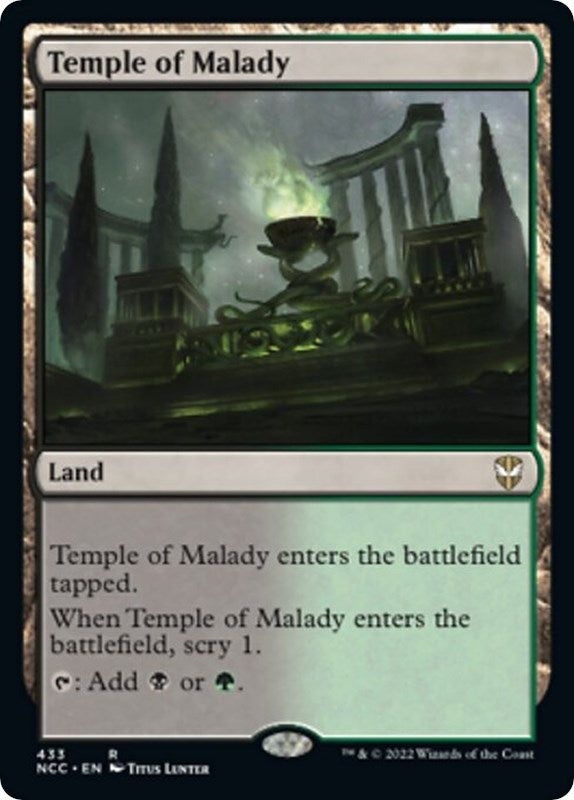 Image for Temple of Malady (433) [Commander: Streets of New Capenna]