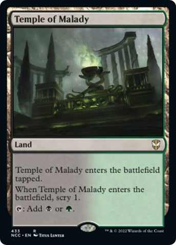 Image for Temple of Malady (433) [Commander: Streets of New Capenna]