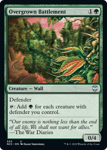 Image for Overgrown Battlement (303) [Commander: Streets of New Capenna]