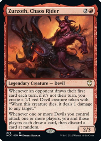Image for Zurzoth, Chaos Rider (278) [Commander: Streets of New Capenna]
