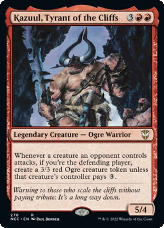 Image for Kazuul, Tyrant of the Cliffs (270) [Commander: Streets of New Capenna]