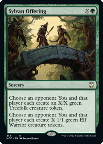 Image for Sylvan Offering (314) [Commander: Streets of New Capenna]