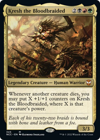Image for Kresh the Bloodbraided (345) [Commander: Streets of New Capenna]