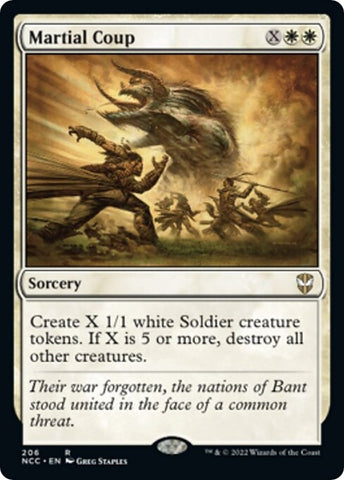 Image for Martial Coup (206) [Commander: Streets of New Capenna]