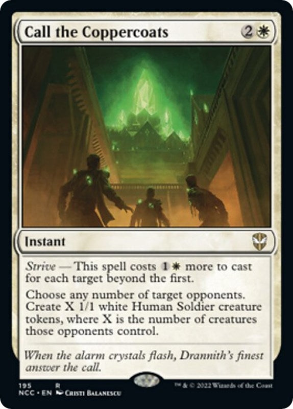 Image for Call the Coppercoats (195) [Commander: Streets of New Capenna]