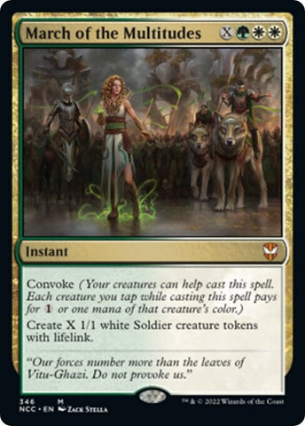 Image for March of the Multitudes (346) [Commander: Streets of New Capenna]
