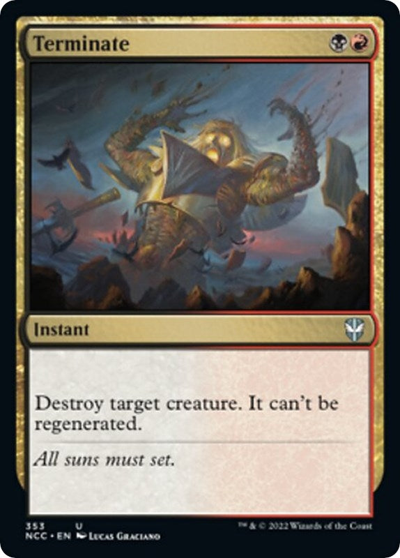Image for Terminate (353) [Commander: Streets of New Capenna]