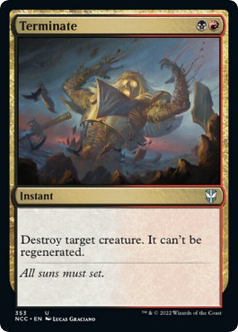 Image for Terminate (353) [Commander: Streets of New Capenna]