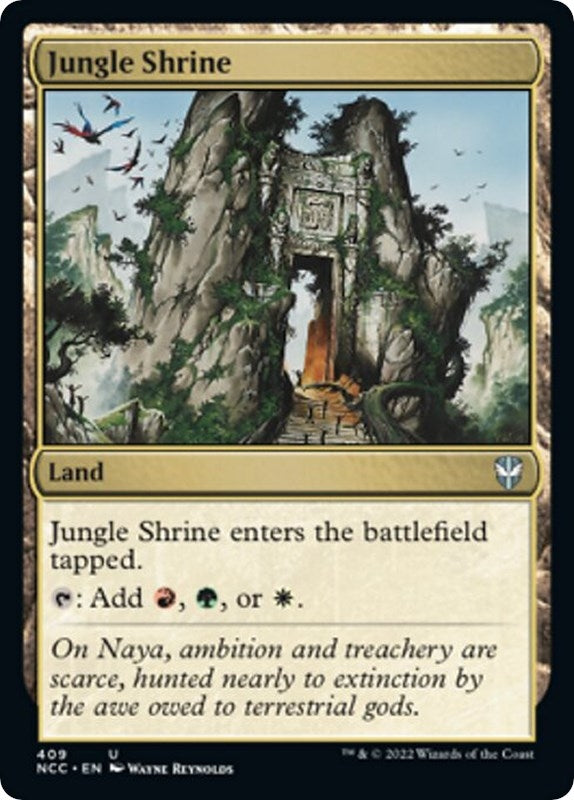 Image for Jungle Shrine (409) [Commander: Streets of New Capenna]
