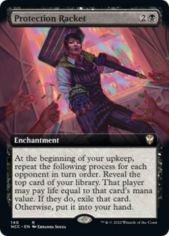 Image for Protection Racket (Extended Art) (140) [Commander: Streets of New Capenna]