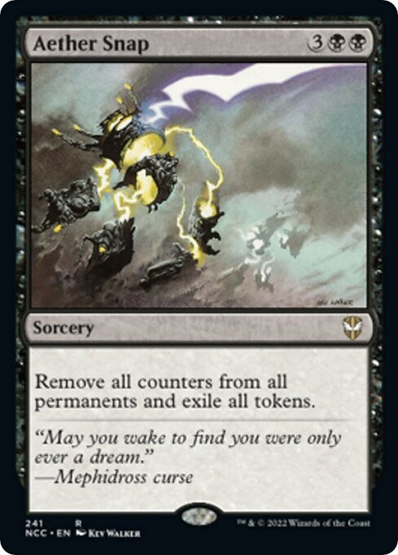 Image for Aether Snap (241) [Commander: Streets of New Capenna]