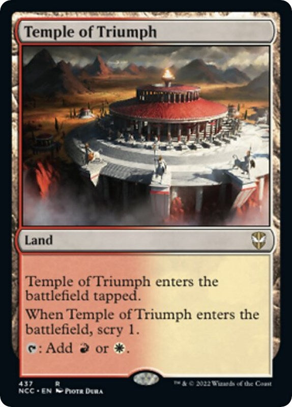 Image for Temple of Triumph (437) [Commander: Streets of New Capenna]