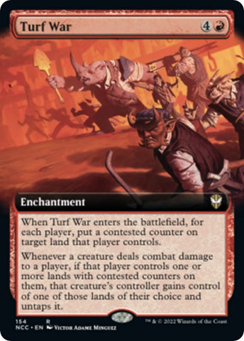 Image for Turf War (Extended Art) (154) [Commander: Streets of New Capenna]