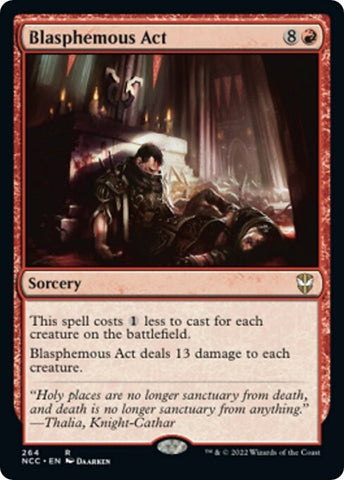 Image for Blasphemous Act (264) [Commander: Streets of New Capenna]