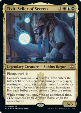 Image for Tivit, Seller of Secrets (10) [Commander: Streets of New Capenna]