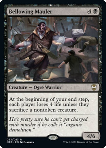 Image for Bellowing Mauler (33) [Commander: Streets of New Capenna]