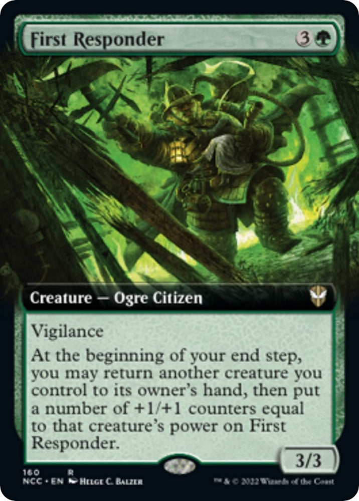 Image for First Responder (Extended Art) (160) [Commander: Streets of New Capenna]