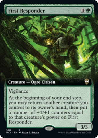 Image for First Responder (Extended Art) (160) [Commander: Streets of New Capenna]